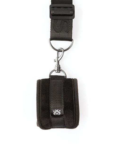 Sei Mio Doorway Play Adjustable Over Door Cuff Restraints - Black | Shop Lowest Prices at Funlove.com