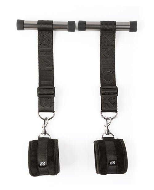 Sei Mio Doorway Play Adjustable Over Door Cuff Restraints - Black | Shop Lowest Prices at Funlove.com