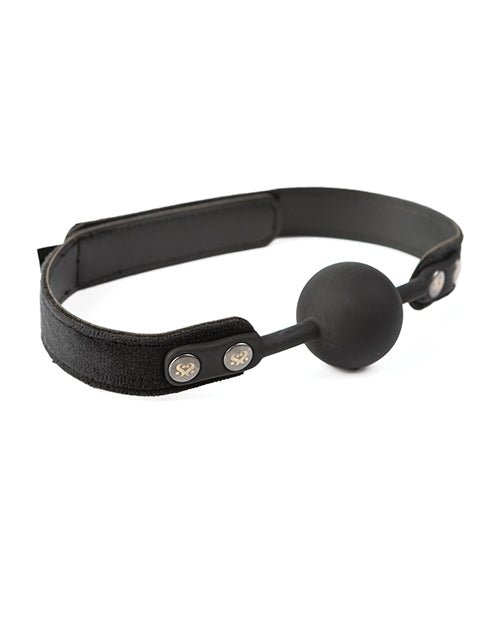 Sei Mio Strictly Come Quietly Soft Strap Silicone Ball Gage - Black | Shop Lowest Prices at Funlove.com