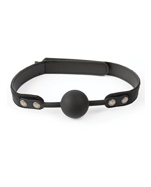 Sei Mio Strictly Come Quietly Soft Strap Silicone Ball Gage - Black | Shop Lowest Prices at Funlove.com
