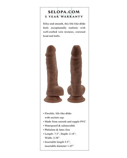 Selopa 6" Lifelike Dildo | Shop Lowest Prices at Funlove.com