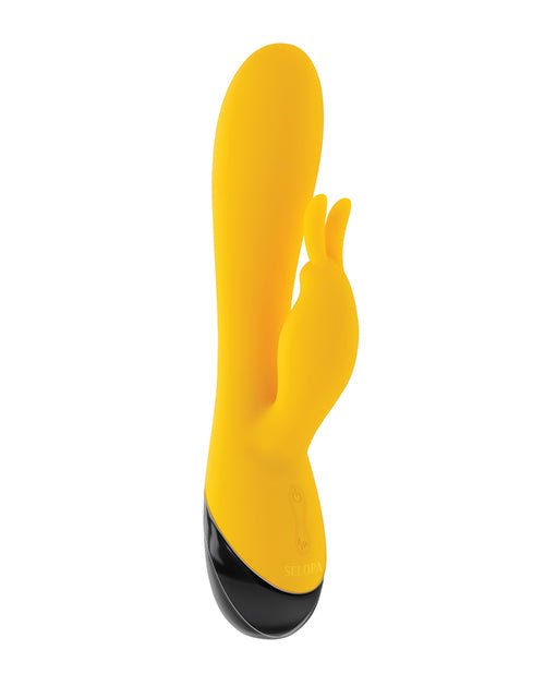 Selopa Buzzz Bunny Rabbit Vibrator - Yellow/Black | Shop Lowest Prices at Funlove.com