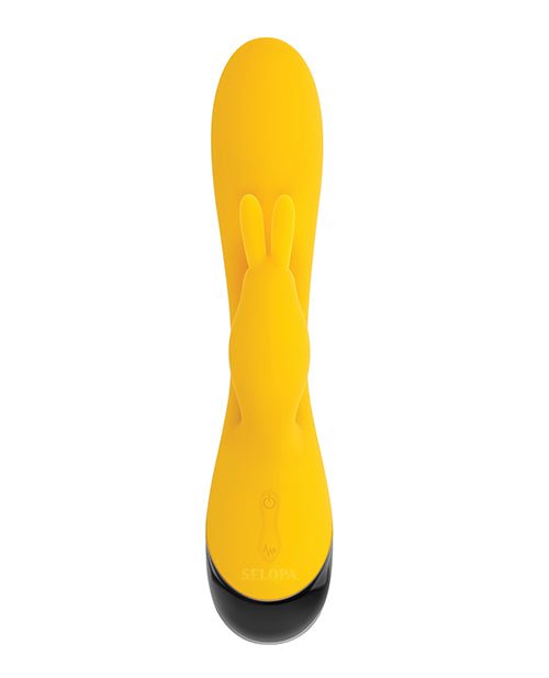 Selopa Buzzz Bunny Rabbit Vibrator - Yellow/Black | Shop Lowest Prices at Funlove.com