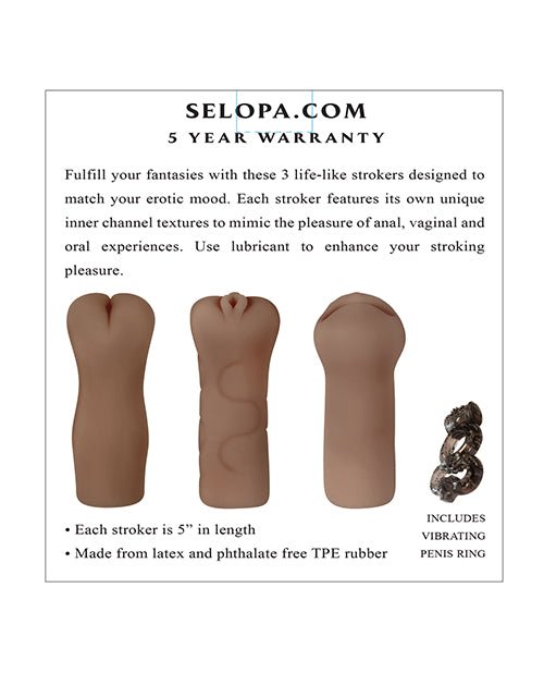 Selopa Party Pack Strokers | Shop Lowest Prices at Funlove.com