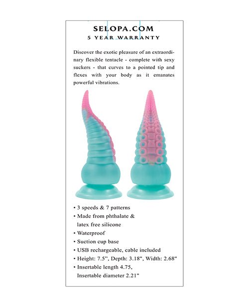 Selopa Stuck On You Tentacle Dildo - Multi Color | Shop Lowest Prices at Funlove.com