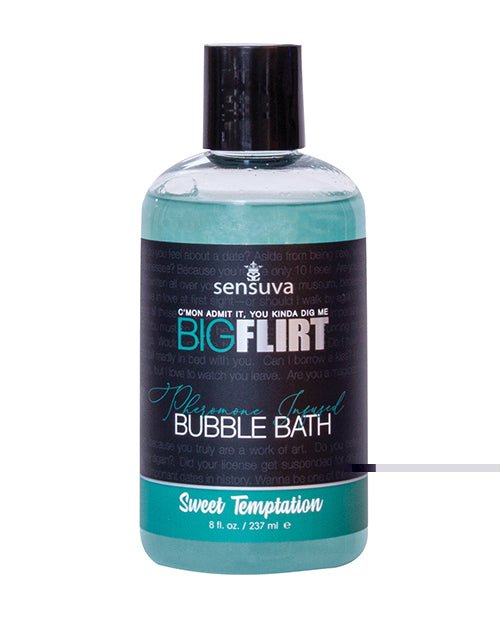 Sensuva Big Flirt Pheromone Bubble Bath - 8 Oz | Shop Lowest Prices at Funlove.com