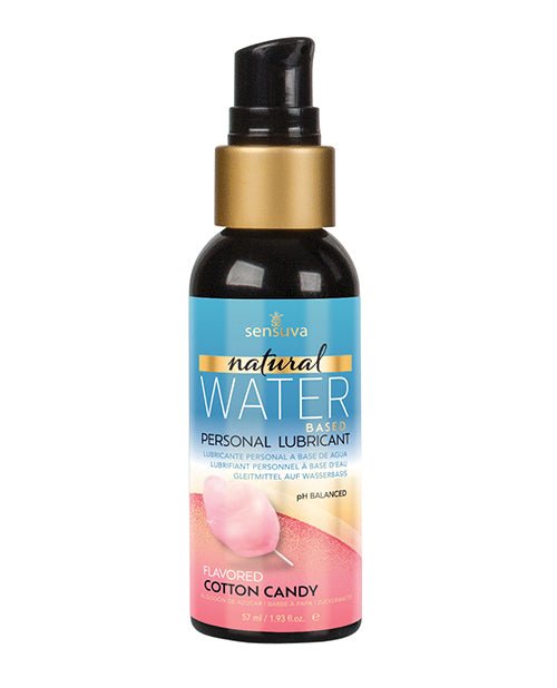 Sensuva Natural Water Based Personal Lubricant - 2 oz Cotton Candy | Shop Lowest Prices at Funlove.com