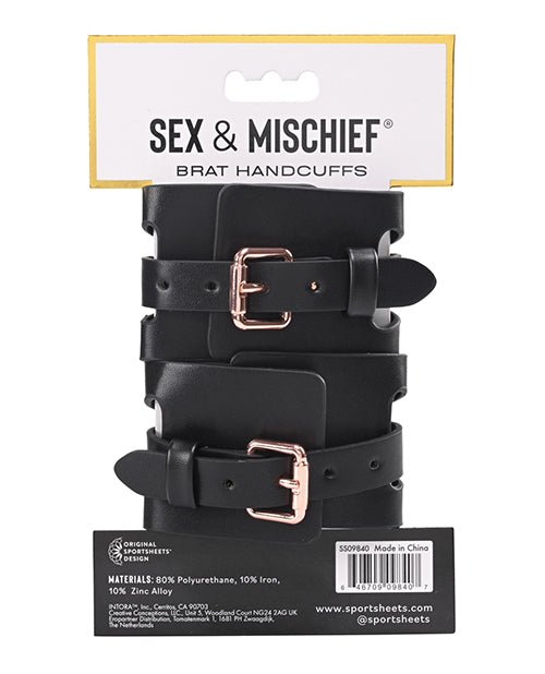 Sex & Mischief Brat Handcuffs | Shop Lowest Prices at Funlove.com