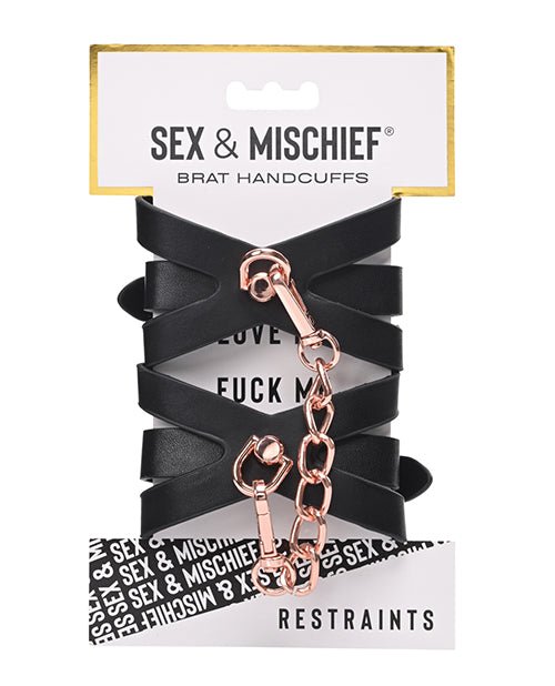 Sex & Mischief Brat Handcuffs | Shop Lowest Prices at Funlove.com