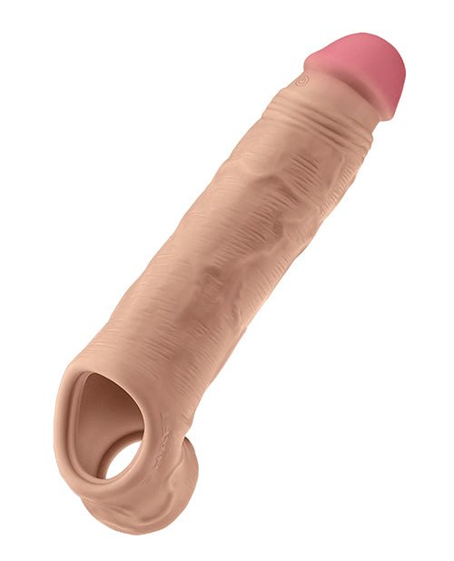 Shaft Flexskin Liquid Silicone 8.8" Vibrating Sheath - Pine | Shop Lowest Prices at Funlove.com