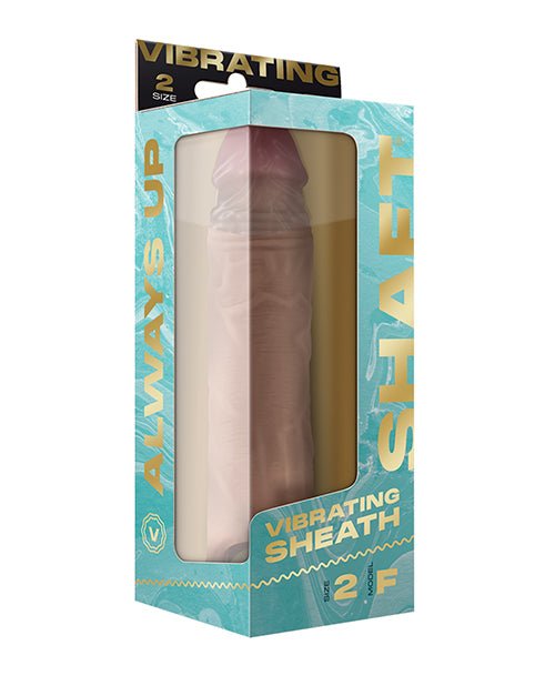 Shaft Flexskin Liquid Silicone 8.8" Vibrating Sheath - Pine | Shop Lowest Prices at Funlove.com