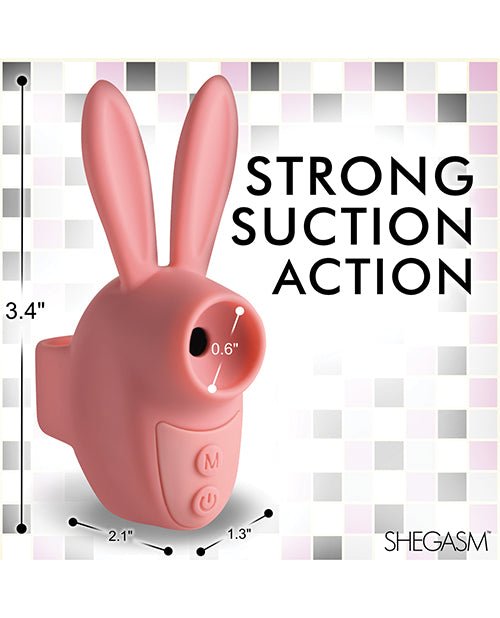Shegasm Sucky Bunny Clit Stimulator - Pink | Shop Lowest Prices at Funlove.com
