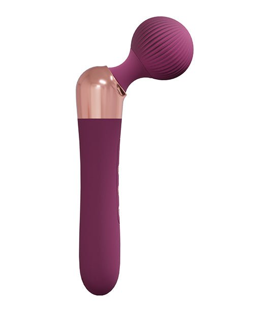 Shots Loveline Serenity Wand Massager - Burgundy | Shop Lowest Prices at Funlove.com