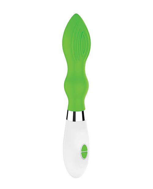 Shots Luminous Astraea Silicone 10 Speed Vibrator - Green | Shop Lowest Prices at Funlove.com
