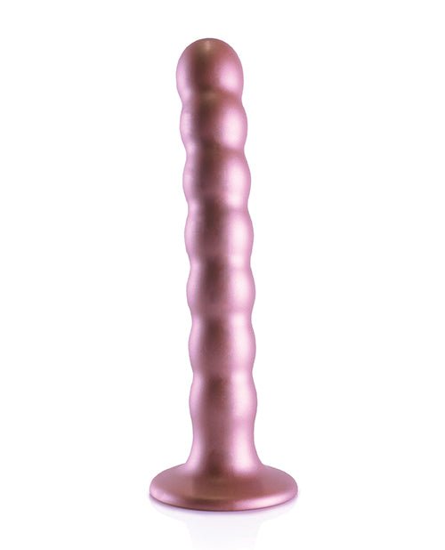 Shots Ouch 6.5" Beaded G - Spot Dildo - Rose Gold | Shop Lowest Prices at Funlove.com