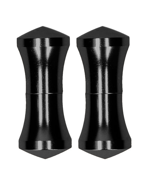 Shots Ouch Balance Pin Magnetic Nipple Clamps - Black | Shop Lowest Prices at Funlove.com