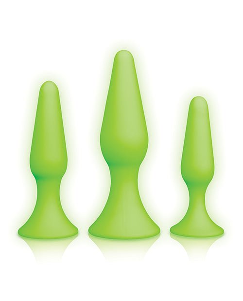 Shots Ouch Butt Plug Set - Glow in the Dark | Shop Lowest Prices at Funlove.com