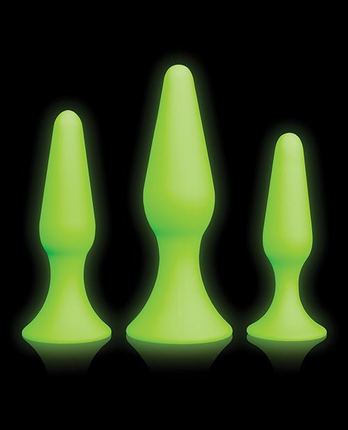 Shots Ouch Butt Plug Set - Glow in the Dark | Shop Lowest Prices at Funlove.com