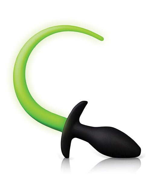 Shots Ouch Puppy Tail Plug - Glow in the Dark | Shop Lowest Prices at Funlove.com