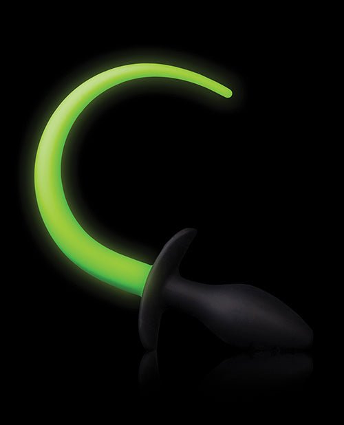 Shots Ouch Puppy Tail Plug - Glow in the Dark | Shop Lowest Prices at Funlove.com