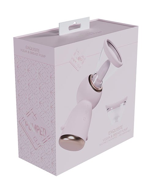 Shots Pumped Exquisite Rechargeable Vulva & Breast Pump - Pink | Shop Lowest Prices at Funlove.com