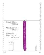 Shots Realrock 15" Double Dong Glow In The Dark | Shop Lowest Prices at Funlove.com