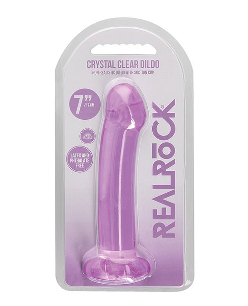 Shots Realrock Crystal Clear 7" Dildo | Shop Lowest Prices at Funlove.com