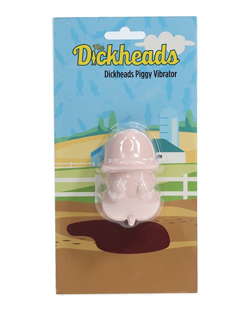 Shots The Dickheads 10 Speed Piggy Silicone Vibrator - Pink | Shop Lowest Prices at Funlove.com