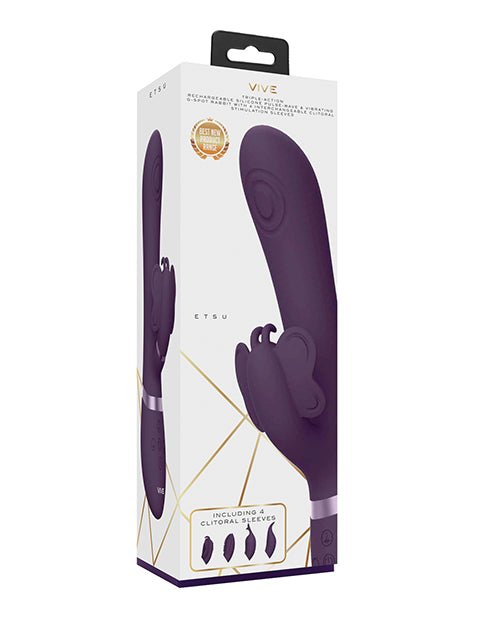 Shots Vive Etsu Pulse G - Spot Rabbit with interchangeable Clitoral Attachments | Shop Lowest Prices at Funlove.com