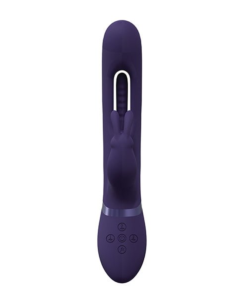Shots Vive Mika Flapping Tongue Rabbit Vibrator - Purple | Shop Lowest Prices at Funlove.com