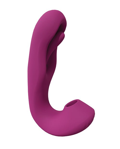 Shots Vive Yuna Dual Action Airwave Vibrator & G - Spot Stimulator - Pink | Shop Lowest Prices at Funlove.com