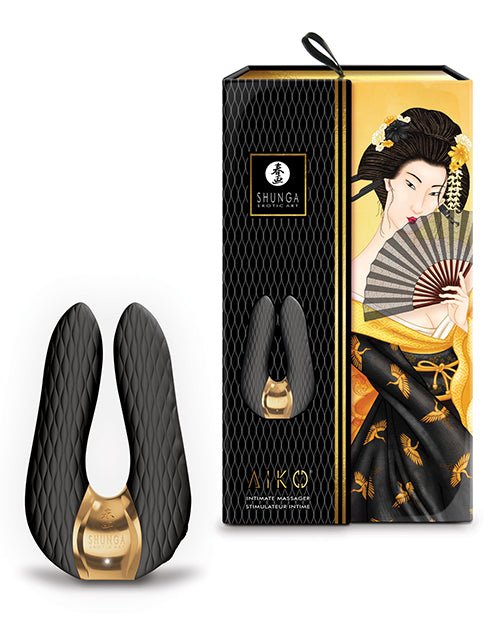 Shunga Aiko Intimate Massager - Black | Shop Lowest Prices at Funlove.com
