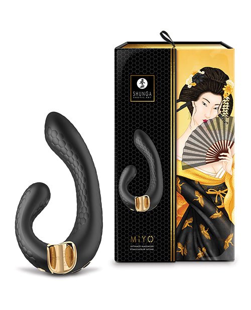 Shunga Miyo Intimate Massager - Black | Shop Lowest Prices at Funlove.com