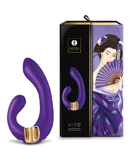 Shunga Miyo Intimate Massager - Purple | Shop Lowest Prices at Funlove.com