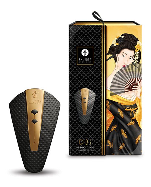 Shunga Obi Intimate Massager - Black | Shop Lowest Prices at Funlove.com