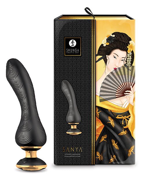 Shunga Sanya Intimate Massager - Black | Shop Lowest Prices at Funlove.com