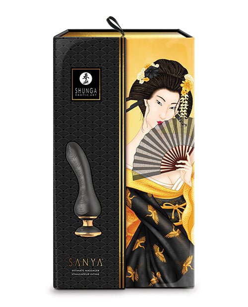 Shunga Sanya Intimate Massager - Black | Shop Lowest Prices at Funlove.com