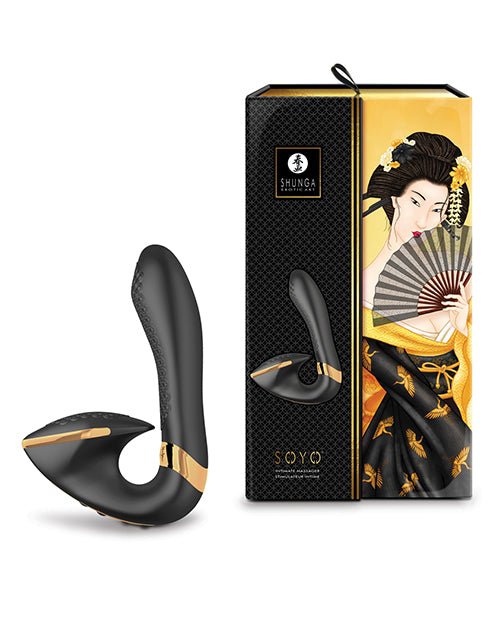 Shunga Soyo Intimate Massager - Black | Shop Lowest Prices at Funlove.com