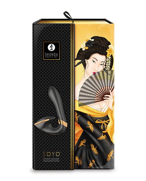 Shunga Soyo Intimate Massager - Black | Shop Lowest Prices at Funlove.com