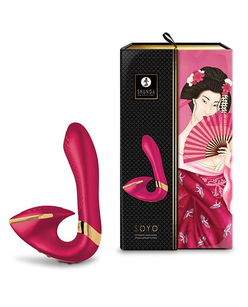 Shunga Soyo Intimate Massager - Raspberry | Shop Lowest Prices at Funlove.com