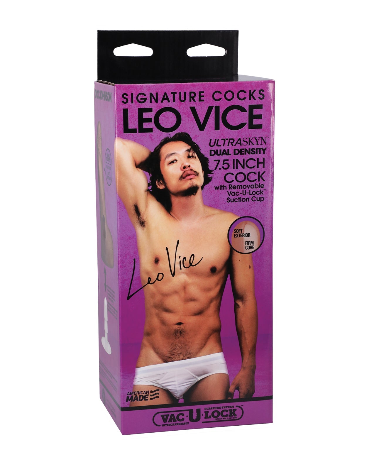 Signature Cocks 7.5" ULTRASKYN Cock w/Removable Vac - U - Lock Suction Cup - Leo Vice | Shop Lowest Prices at Funlove.com