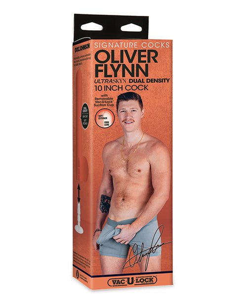 Signature Cocks ULTRASKYN 10" Cock w/Removable Vac - U - Lock Suction Cup - Oliver Flynn | Shop Lowest Prices at Funlove.com