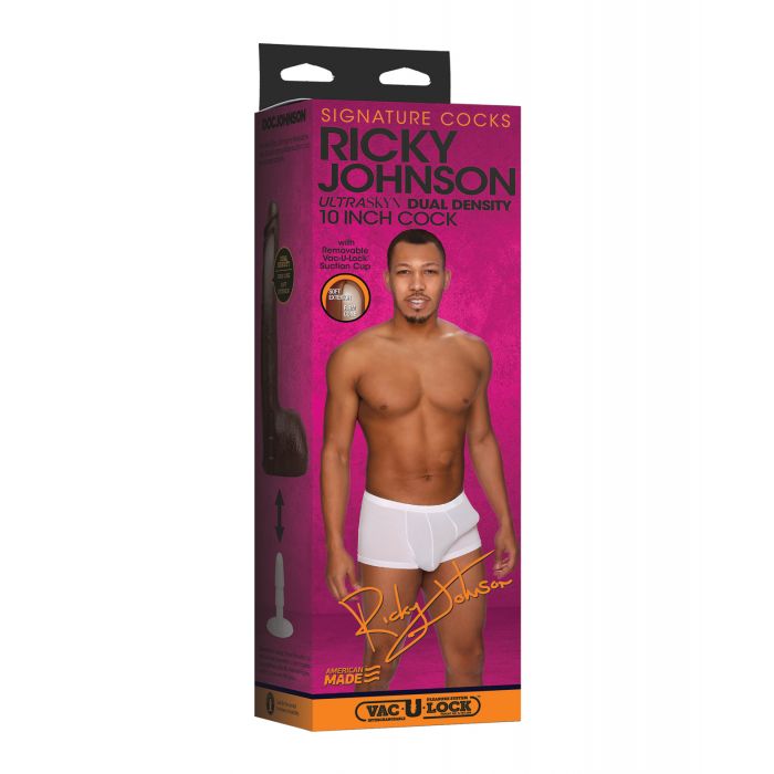 Signature Cocks ULTRASKYN 10" Cock w/Removable Vac - U - Lock Suction Cup - Ricky Johnson | Shop Lowest Prices at Funlove.com