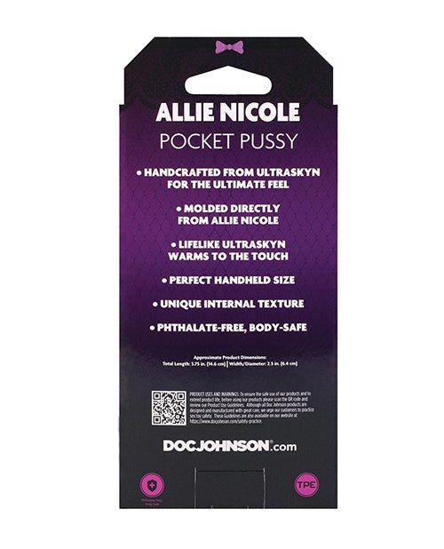 Signature Strokers ULTRASKYN Pocket Pussy - Allie Nicole, Vanilla | Shop Lowest Prices at Funlove.com