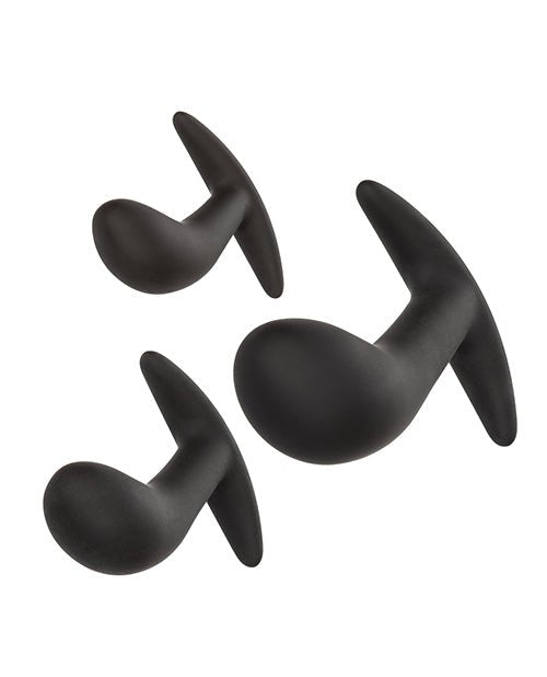 Silicone Anal Training Prostate Kit - Black | Shop Lowest Prices at Funlove.com