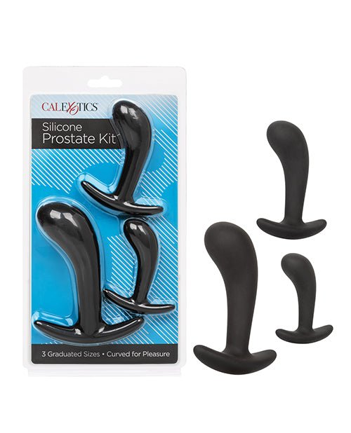 Silicone Anal Training Prostate Kit - Black | Shop Lowest Prices at Funlove.com