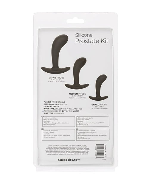 Silicone Anal Training Prostate Kit - Black | Shop Lowest Prices at Funlove.com