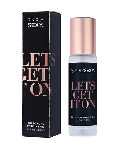 Simply Sexy Pheromone Perfume Oil Roll On - .34 oz Let's Get It On | Shop Lowest Prices at Funlove.com