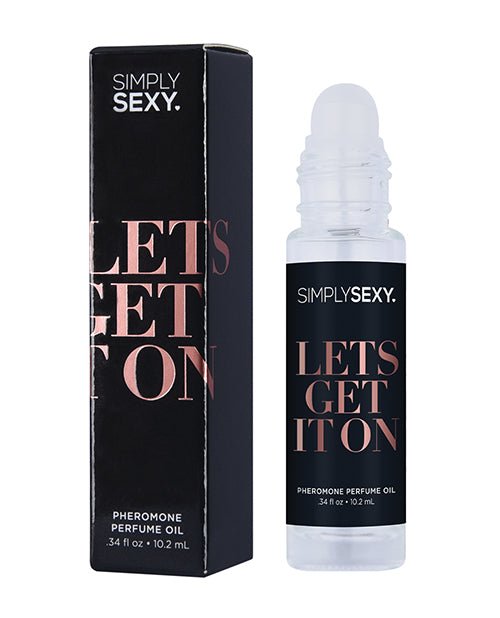 Simply Sexy Pheromone Perfume Oil Roll On - .34 oz Let's Get It On | Shop Lowest Prices at Funlove.com