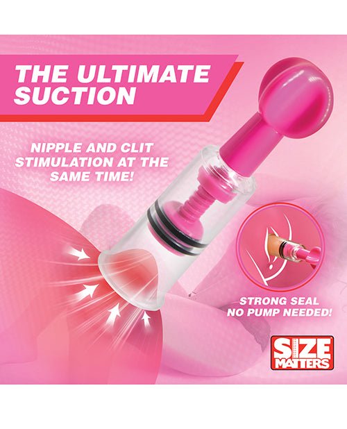 Size Matters MAXtwist Clit & Nipple Triple Sucker Set - Pink | Shop Lowest Prices at Funlove.com